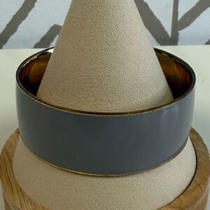 J Crew Gray Thick Bangle Bracelet